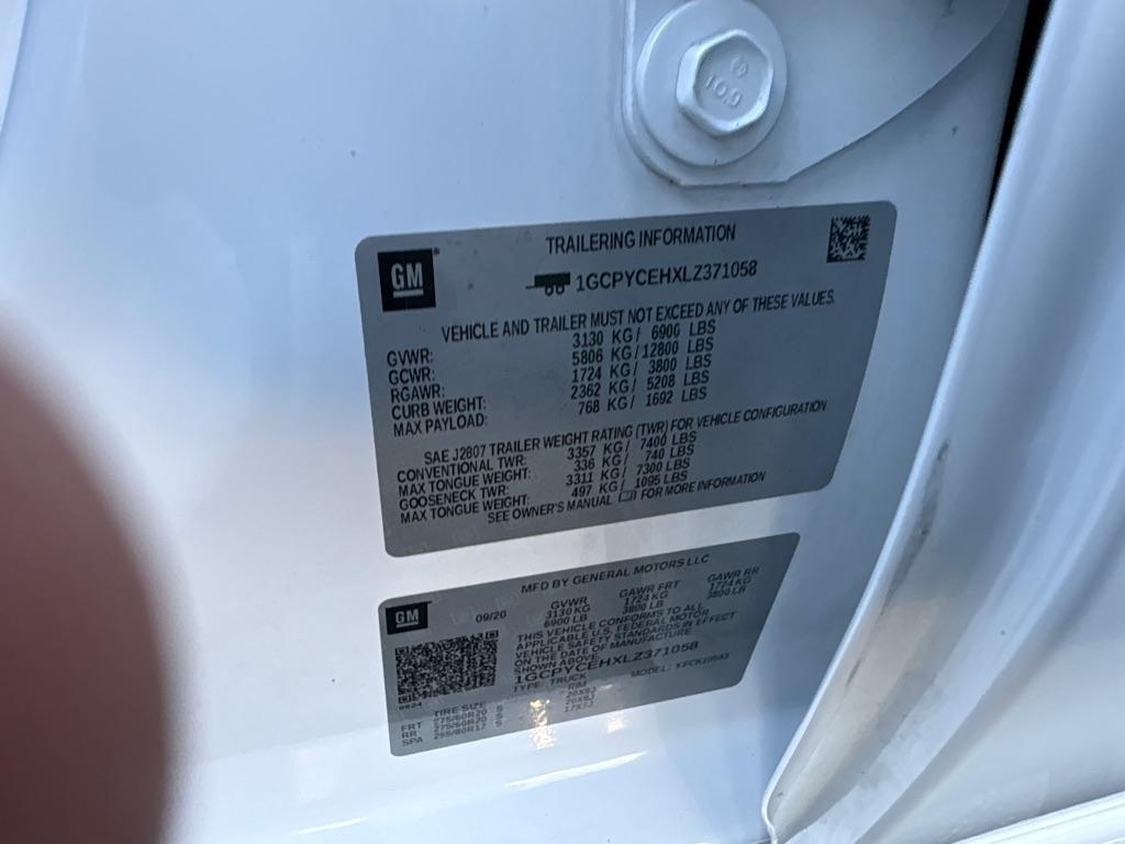 Chevrolet Silverado 1500 4WD Crew Cab 147" Custom Trail Boss 2020