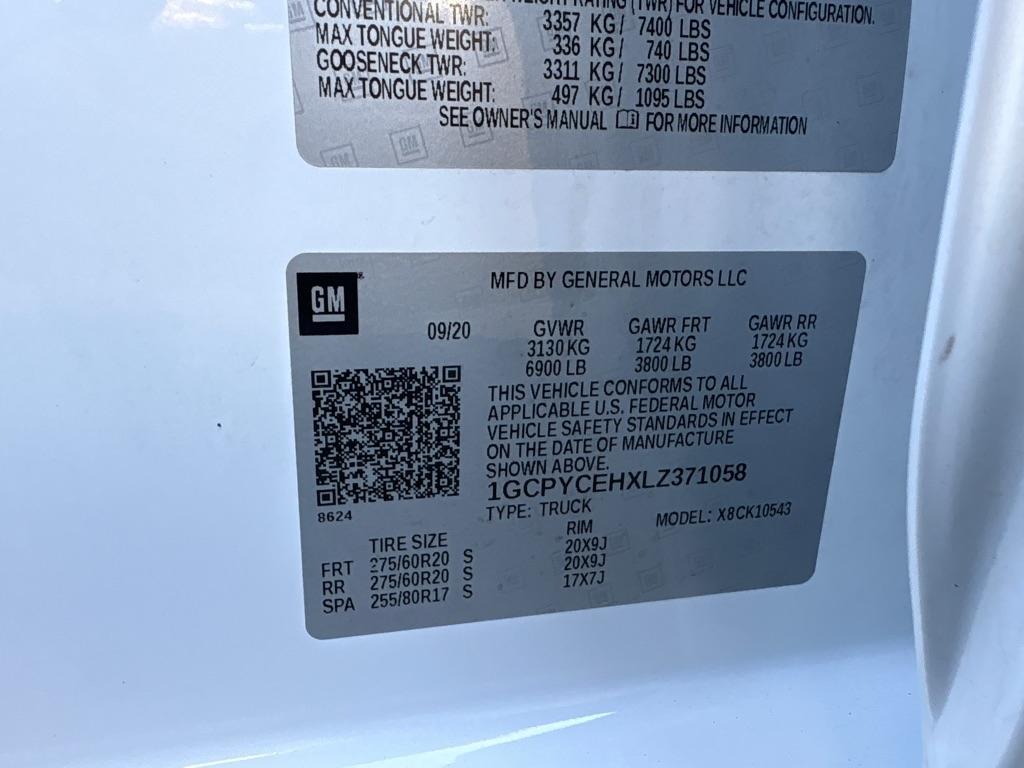 Chevrolet Silverado 1500 4WD Crew Cab 147" Custom Trail Boss 2020