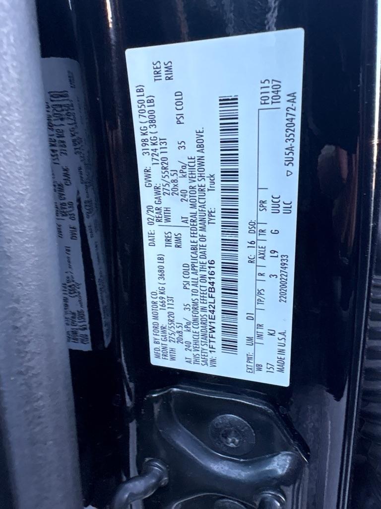 Ford F-150 4WD SuperCrew 145" XLT 2020