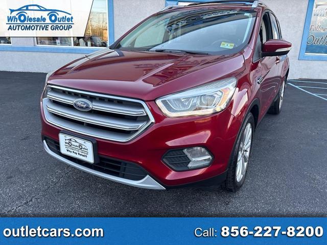 Red 2017 Ford Escape Titanium FWD SUV / Crossover Front-Wheel Drive Automatic