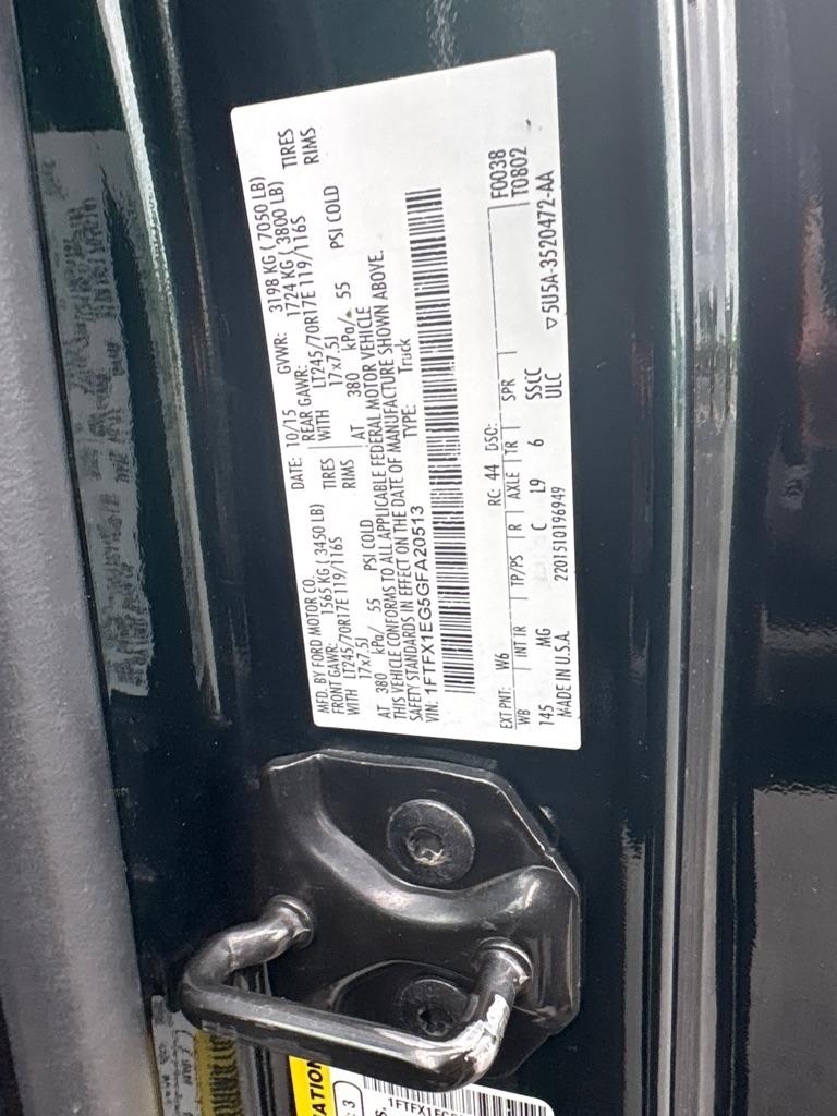 Ford F-150 4WD SuperCab 145" XLT 2016