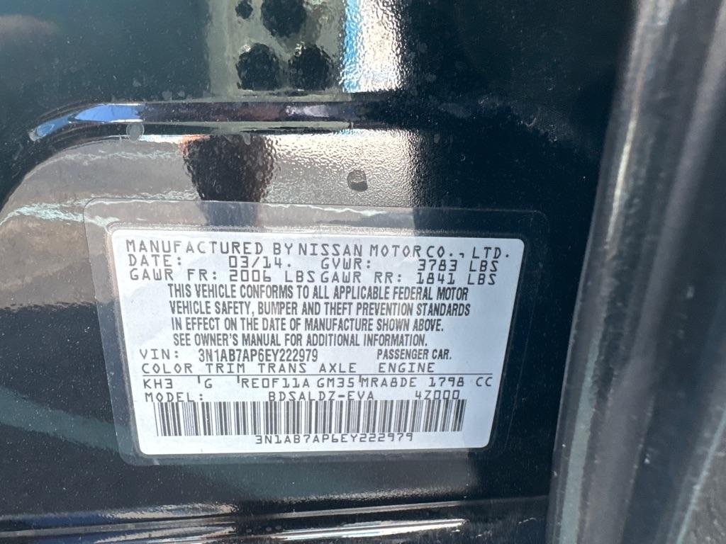 Nissan Sentra 4dr Sdn I4 CVT SV 2014