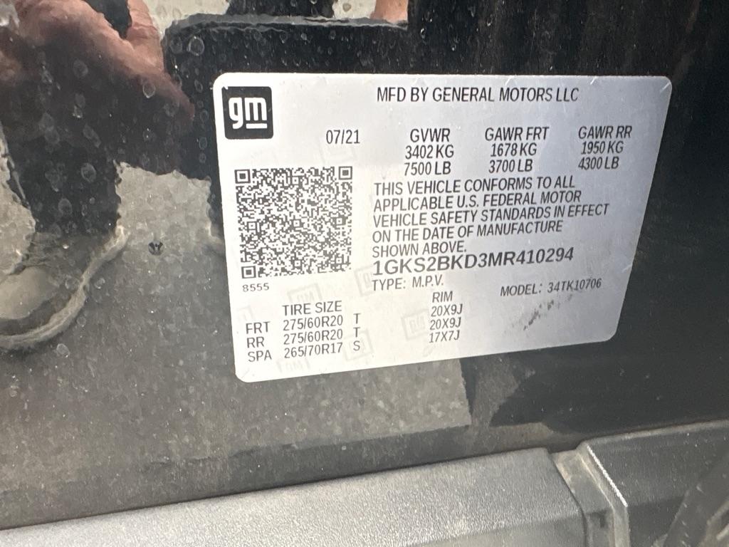 GMC Yukon 4WD 4dr SLT 2021