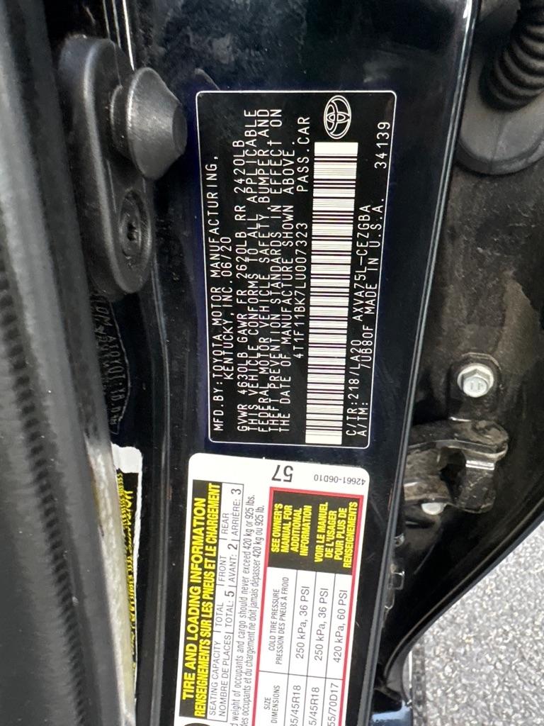Toyota Camry XLE Auto AWD (Natl) 2020