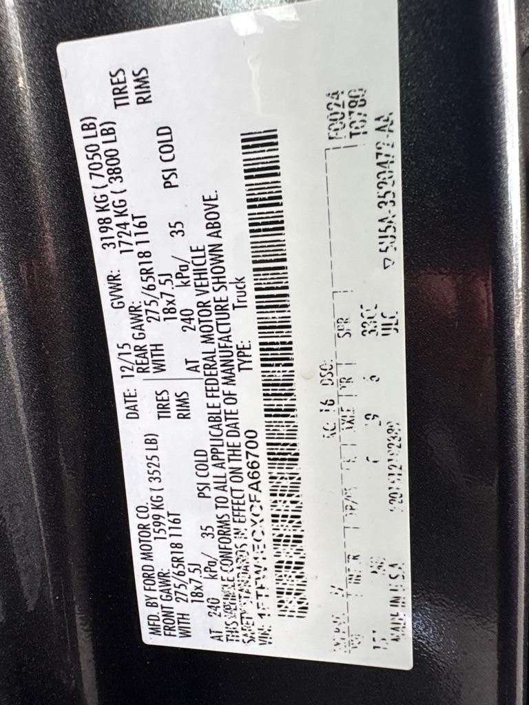 Ford F-150 4WD SuperCrew 145" XLT 2016