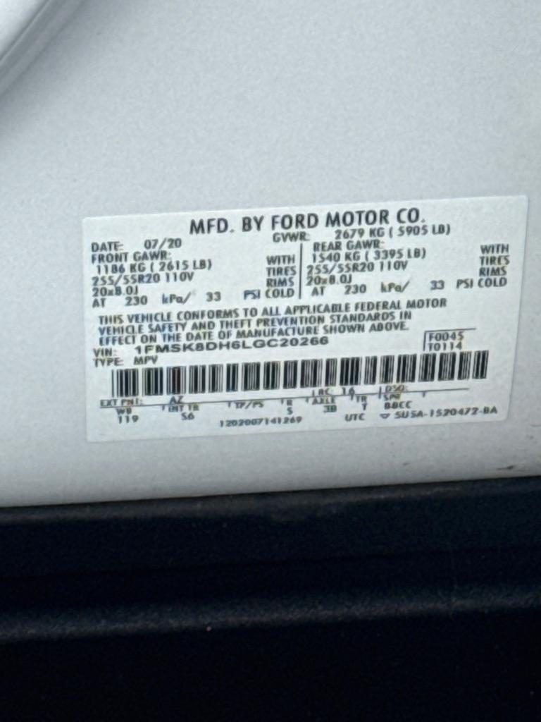 Ford Explorer XLT 4WD 2020