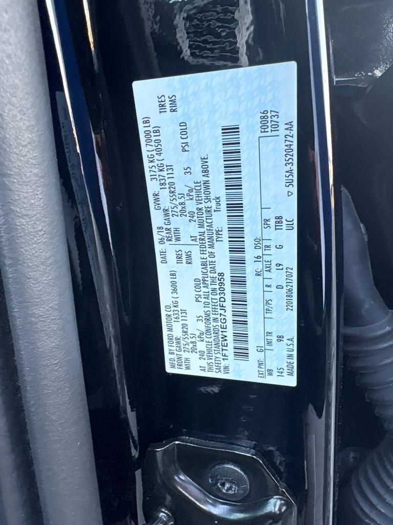 Ford F-150 Lariat SuperCrew 5.5-ft. Bed 4WD 2018