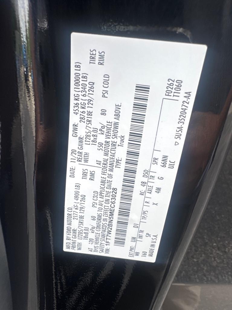 Ford Super Duty F-250 SRW King Ranch 4WD Crew Cab 8' Box 2021