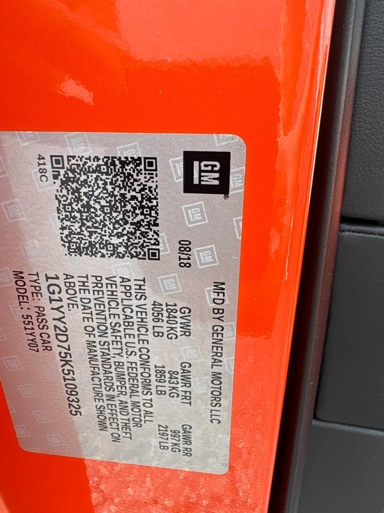 Chevrolet Corvette 2dr Grand Sport Cpe w/2LT 2019