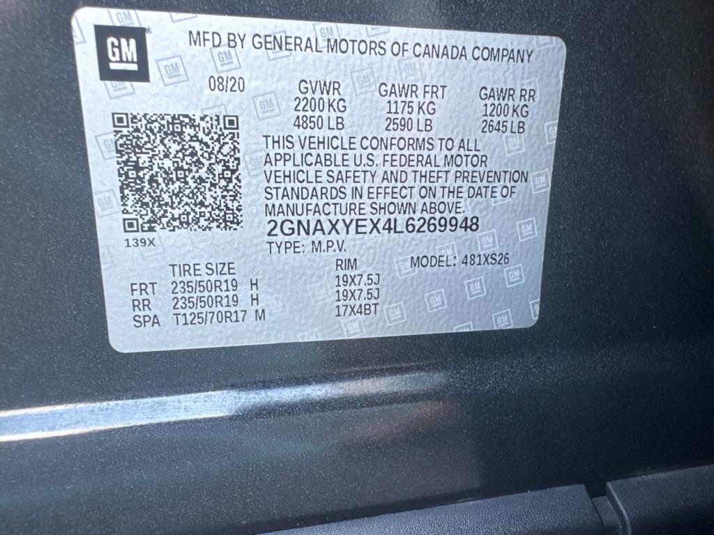Chevrolet Equinox AWD 4dr Premier w/2LZ 2020