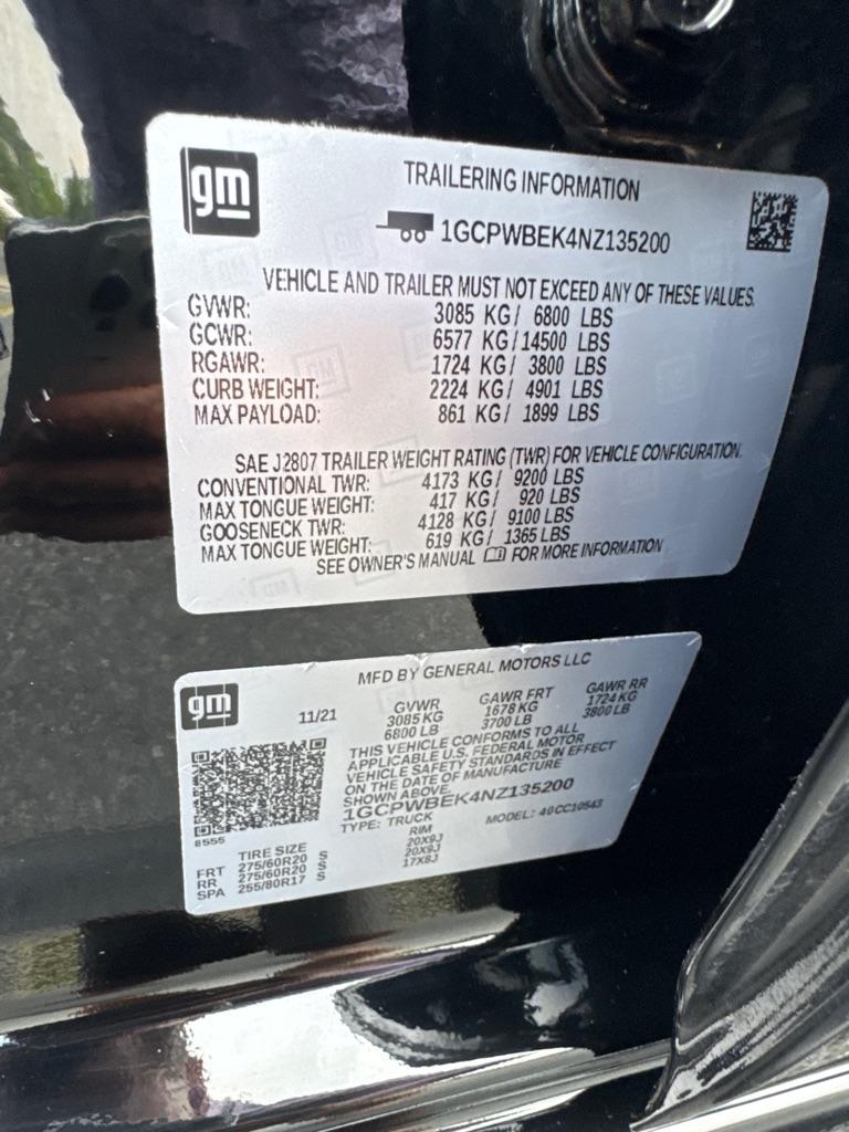 Chevrolet Silverado 1500 LTD 2WD Crew Cab 147" Custom 2022