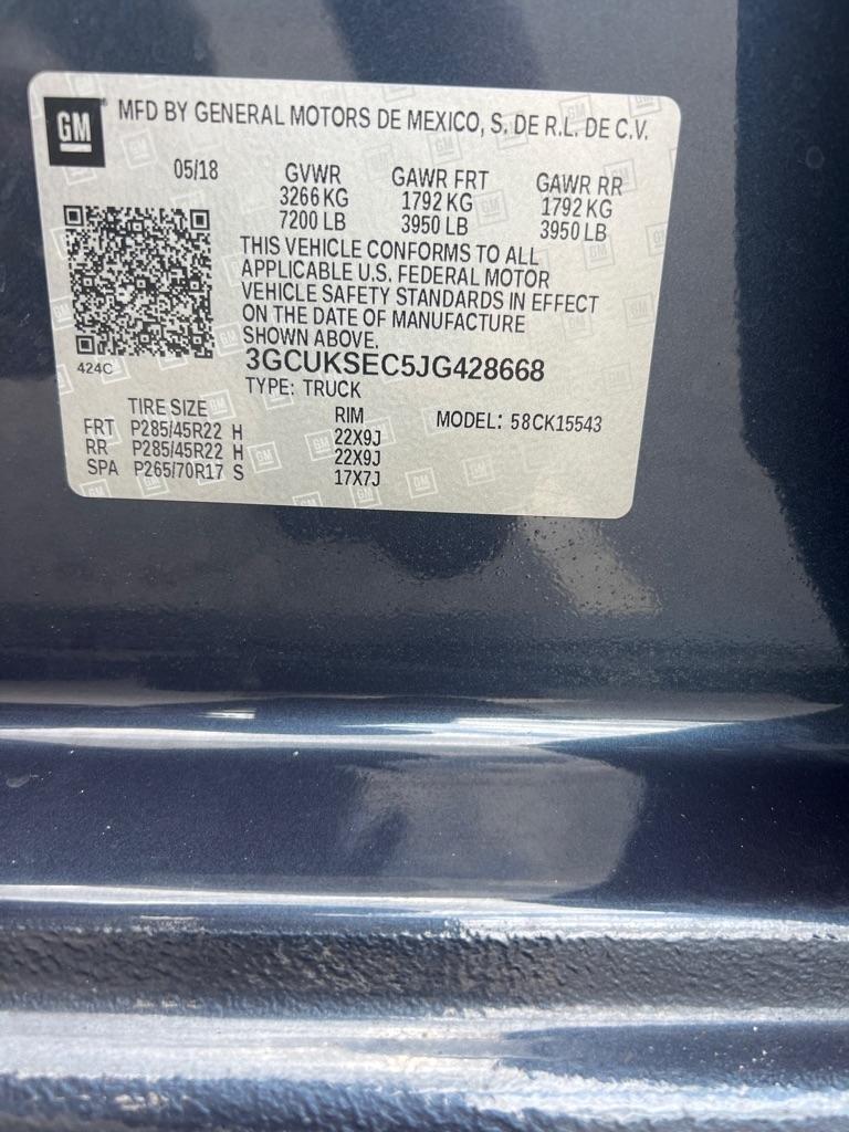 Chevrolet Silverado 1500 4WD Crew Cab 143.5" LTZ w/2LZ 2018