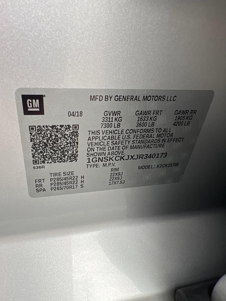 Chevrolet Tahoe 4WD 4dr Premier 2018