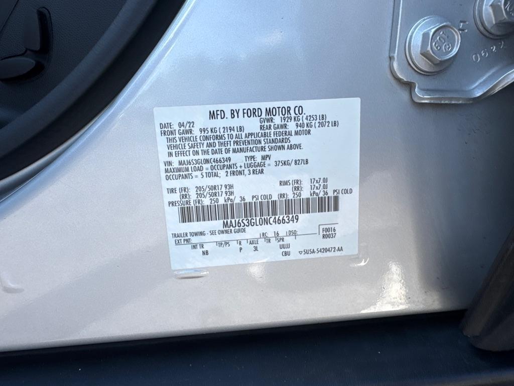 Ford EcoSport SE 4WD 2022