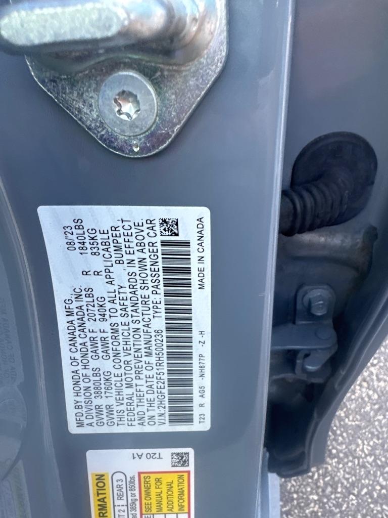 Honda Civic Sedan Sport CVT 2024