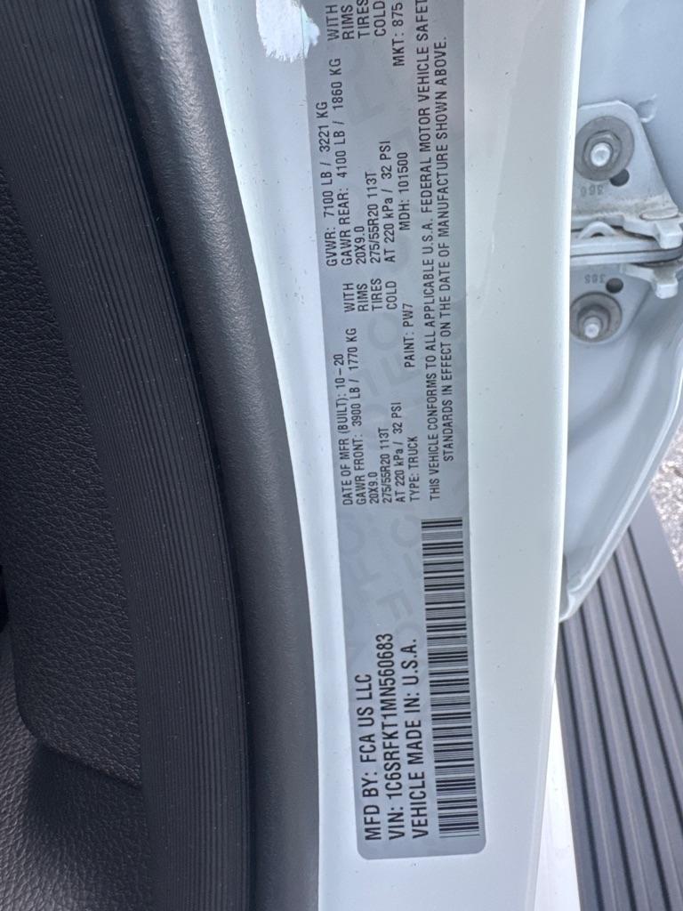 RAM 1500 Longhorn 4x4 Crew Cab 5'7" Box 2021