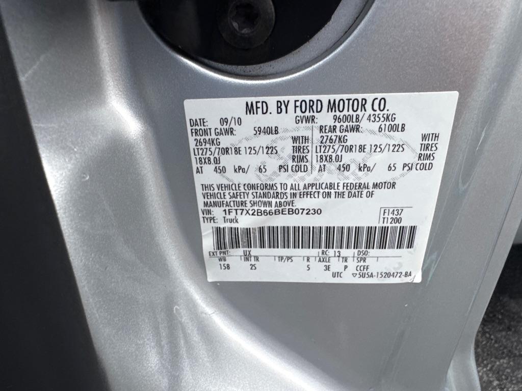 Ford Super Duty F-250 SRW 4WD SuperCab 142" Lariat 2011