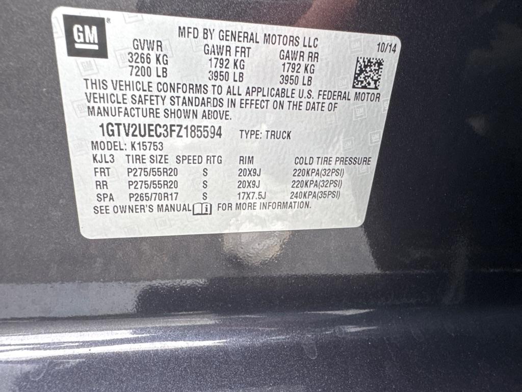 GMC Sierra 1500 4WD Double Cab 143.5" SLE 2015