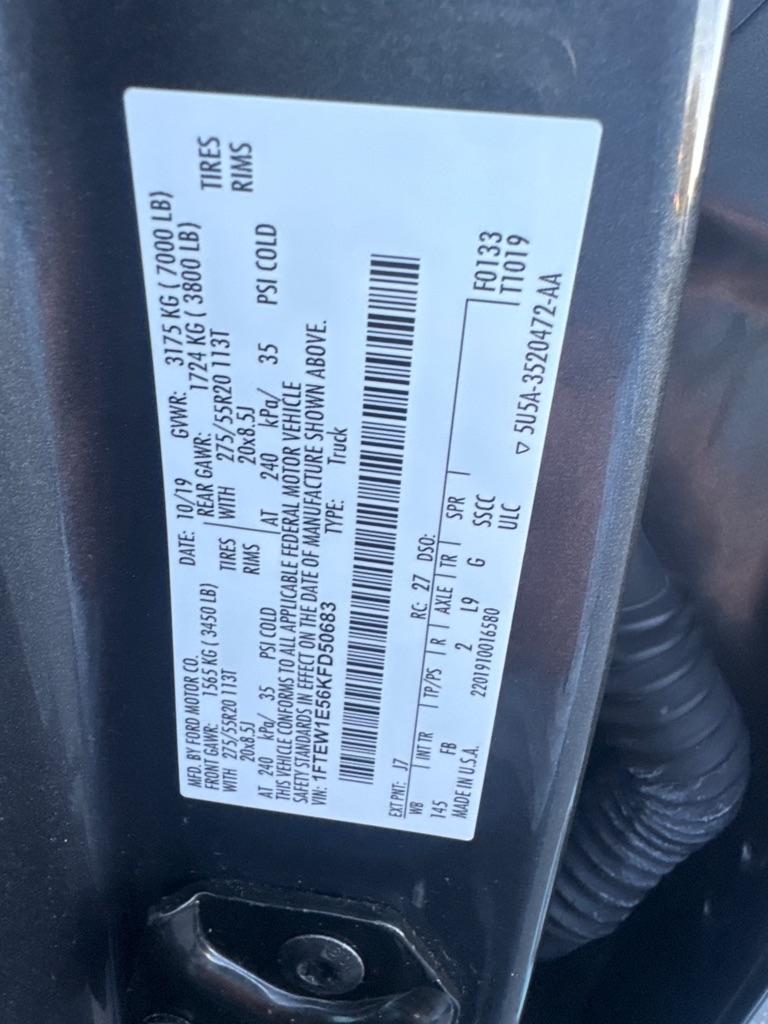 Ford F-150 King Ranch 4WD SuperCrew 5.5' Box 2019