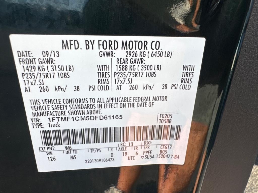 Ford F-150 2WD Reg Cab 122.5" XLT 2013