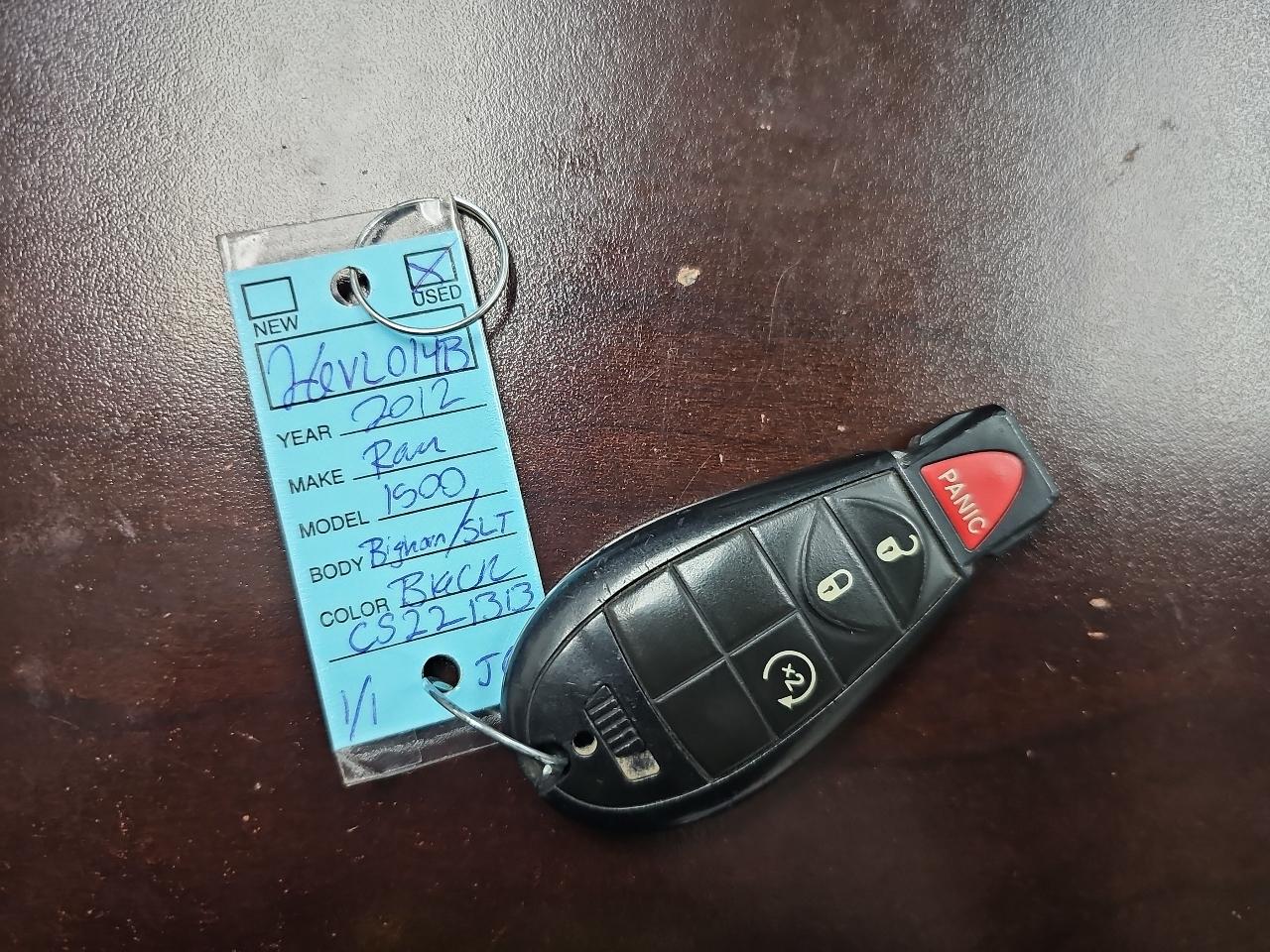 RAM 1500 SLT Crew Cab 4WD 2012