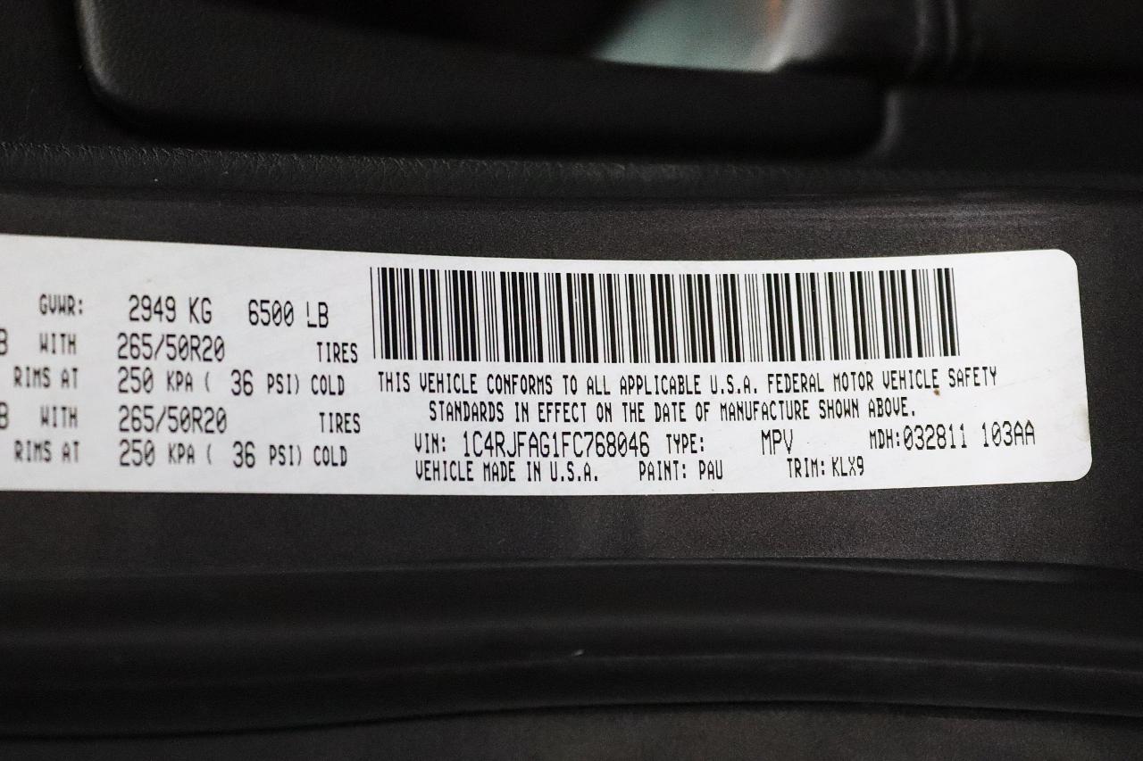 Jeep Grand Cherokee Laredo 4WD 2015