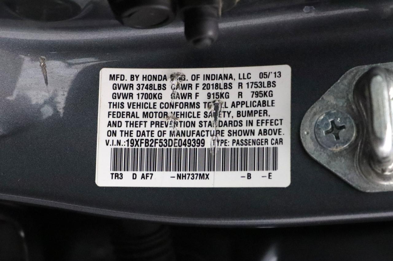 Honda Civic LX Sedan 5-Speed AT 2013