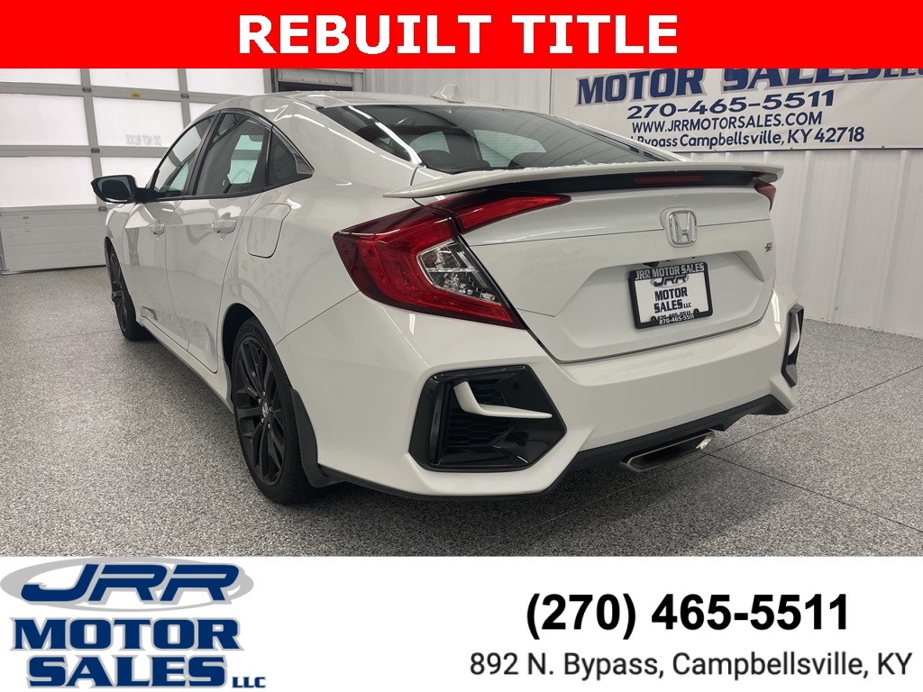 Honda Civic Si Sedan Manual w/Summer Tires 2020