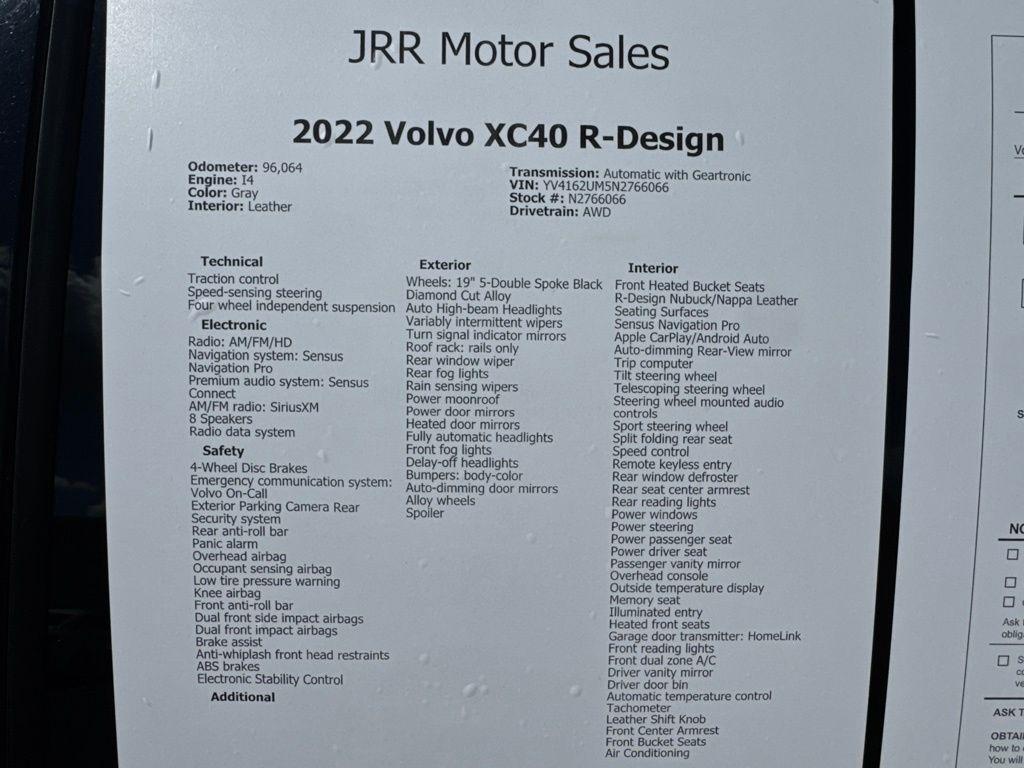 Volvo XC40 T5 AWD R-Design 2022