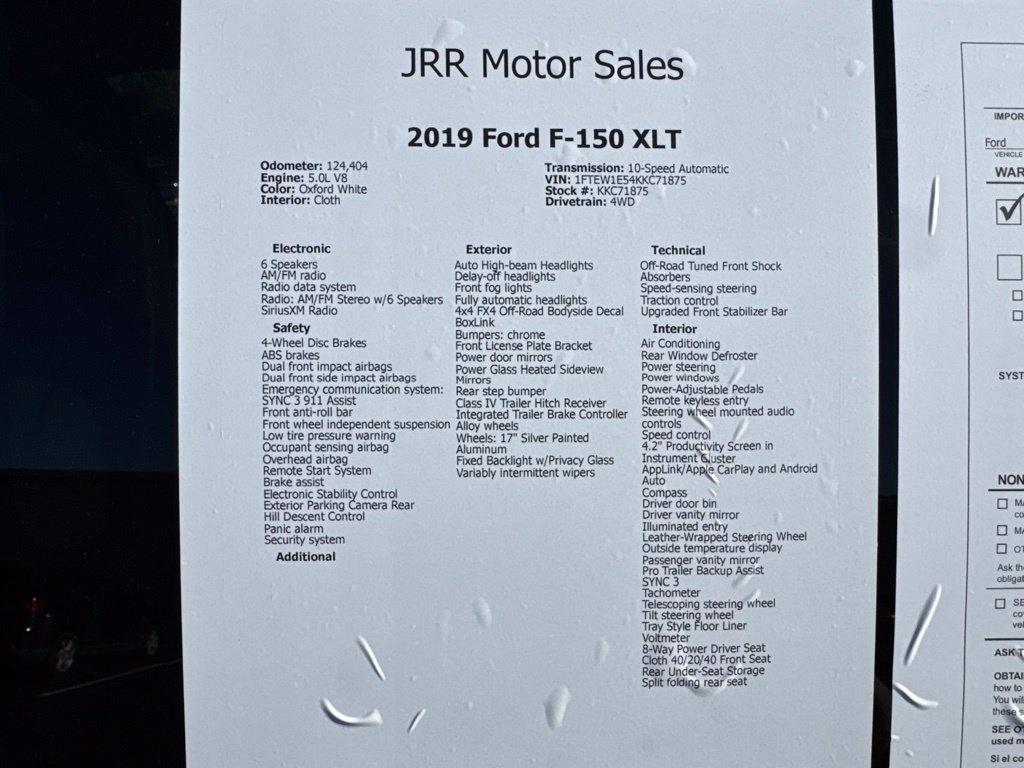 Ford F-150 XL 4WD SuperCrew 5.5' Box 2019