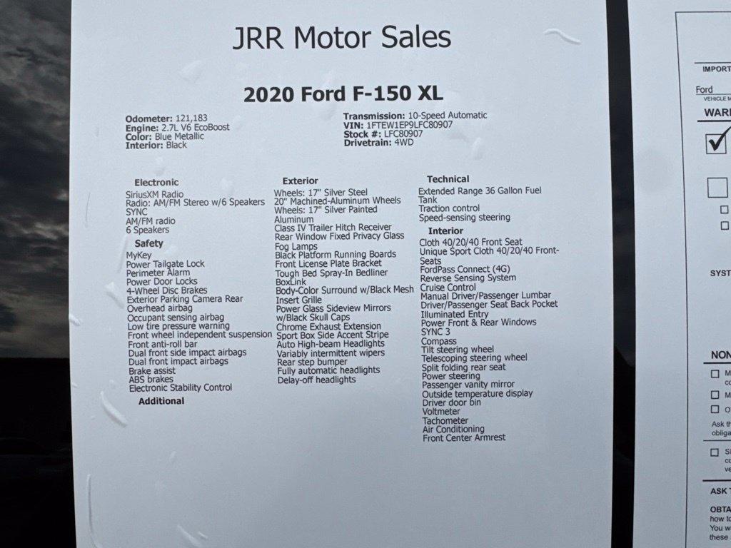 Ford F-150 Lariat 4WD SuperCrew 5.5' Box 2020