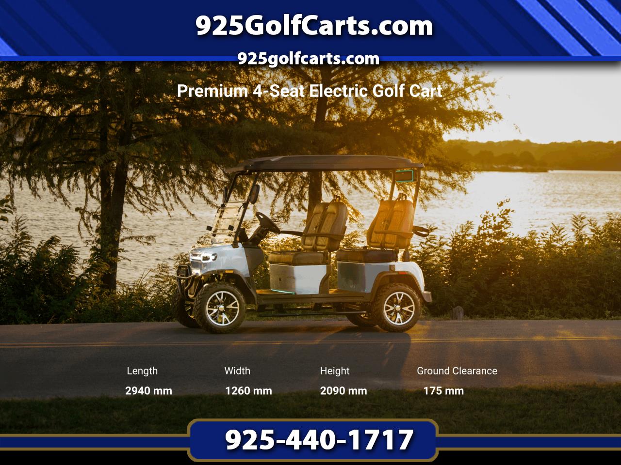 2026 Golf Cart Custom NEW TEKO TROPHY 4 SEATER FACING FOWARD LITHIUM