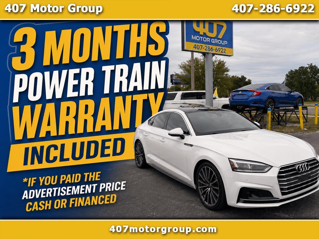 Audi A5 Prestige S-Line Sportback quattro 2018