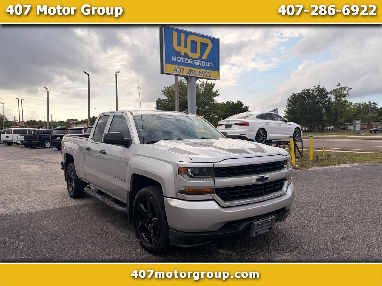 Chevrolet Silverado 1500 4WD Double Cab 143.5" Custom 2018
