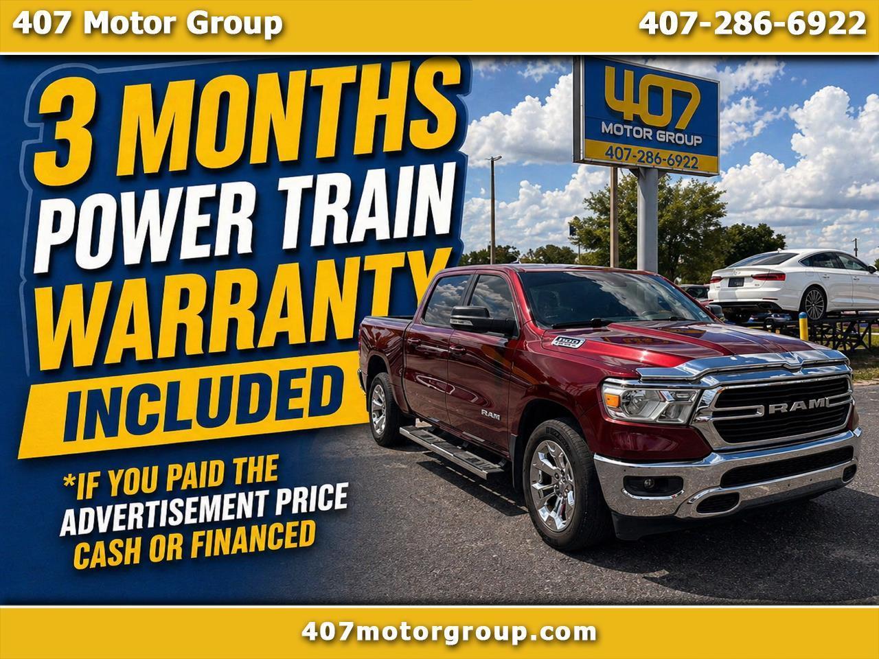 RAM 1500 Big Horn Crew Cab SWB 2WD 2021