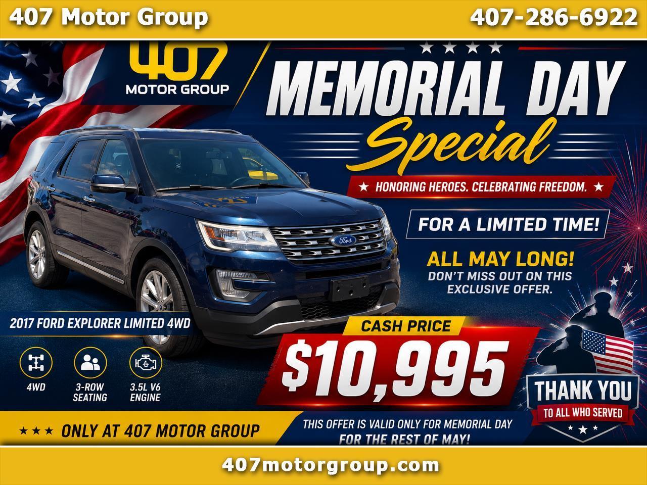 2017 Ford Explorer Limited 4WD
