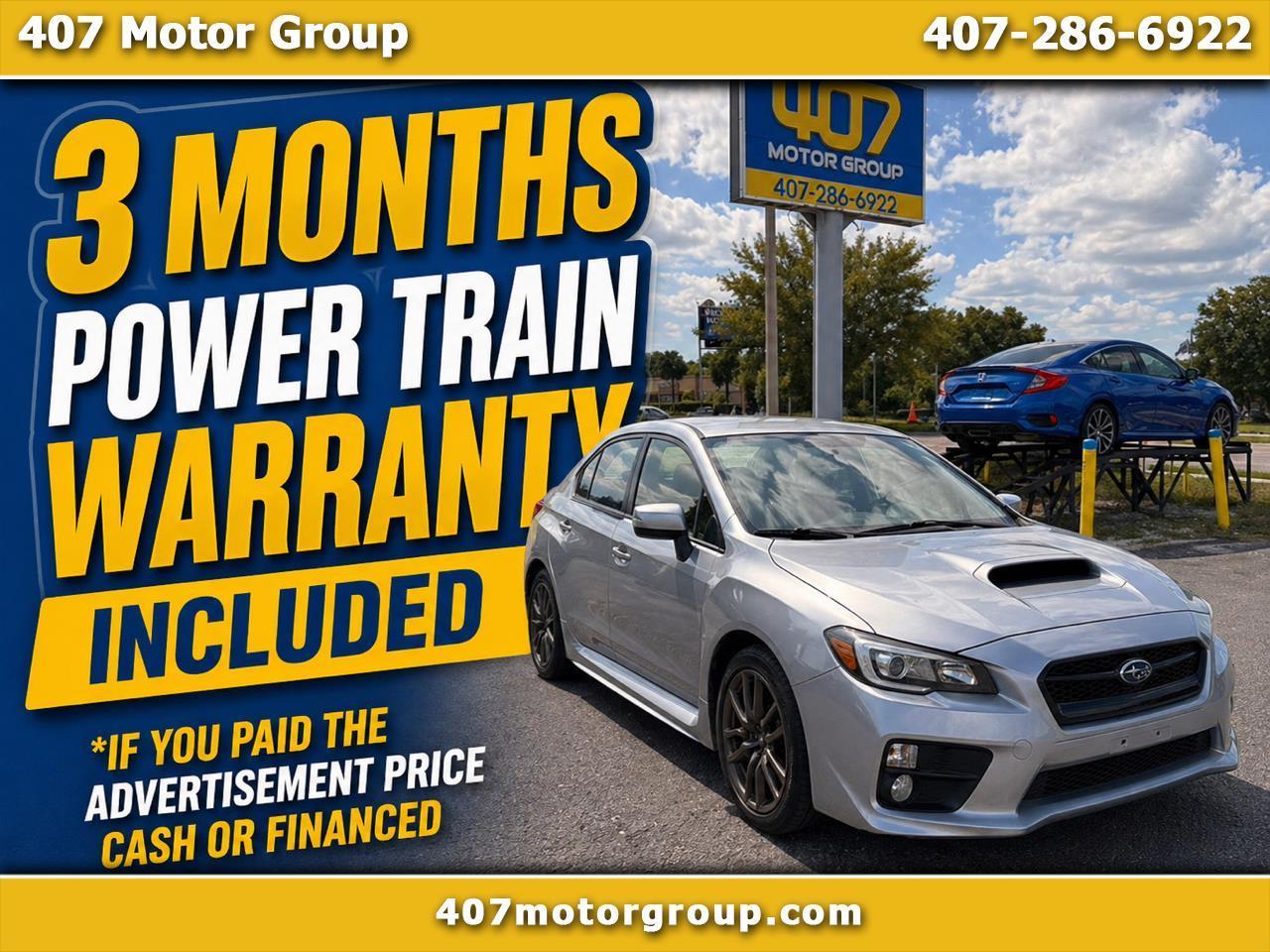 Subaru WRX Limited 4-Door 2015