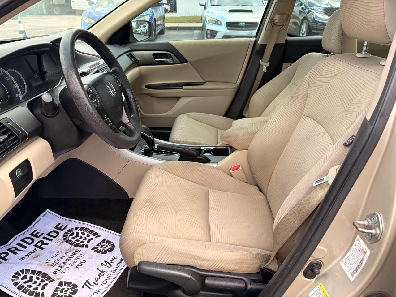 Honda Accord LX Sedan CVT 2014