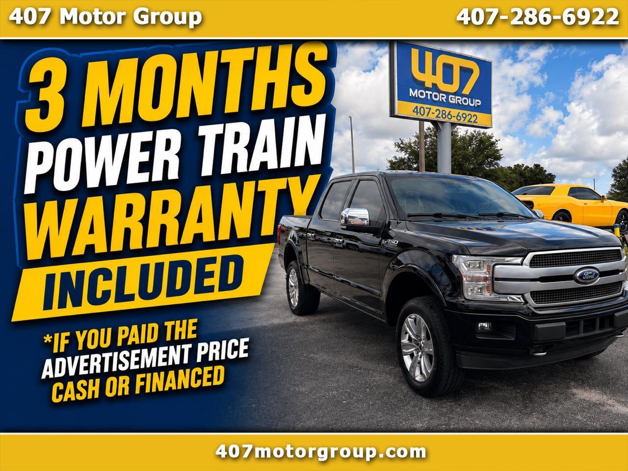 Ford F-150 4WD SuperCrew 145" Platinum 2018