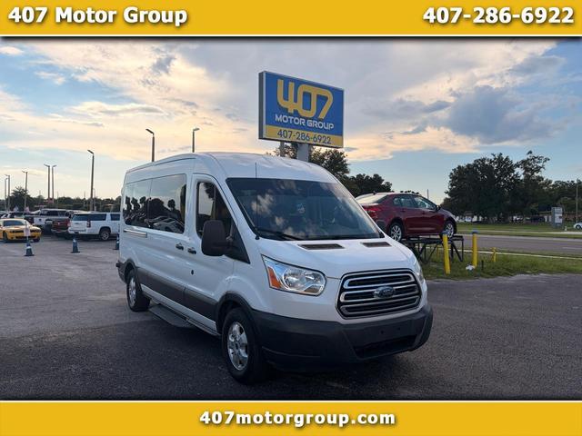 White 2018 Ford Transit Passenger Van Rear-Wheel Drive Automatic