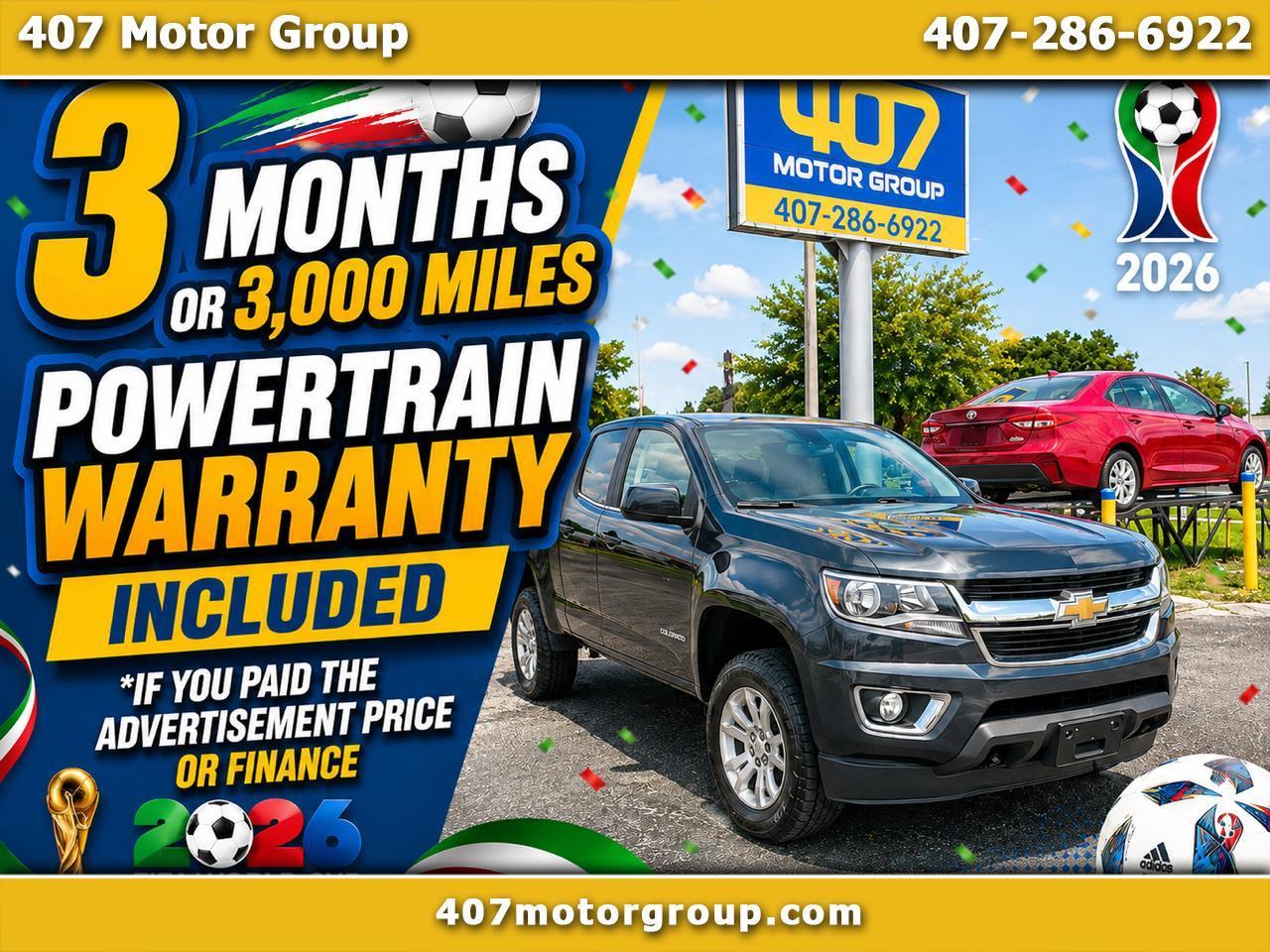 Chevrolet Colorado LT Ext. Cab 4WD 2018
