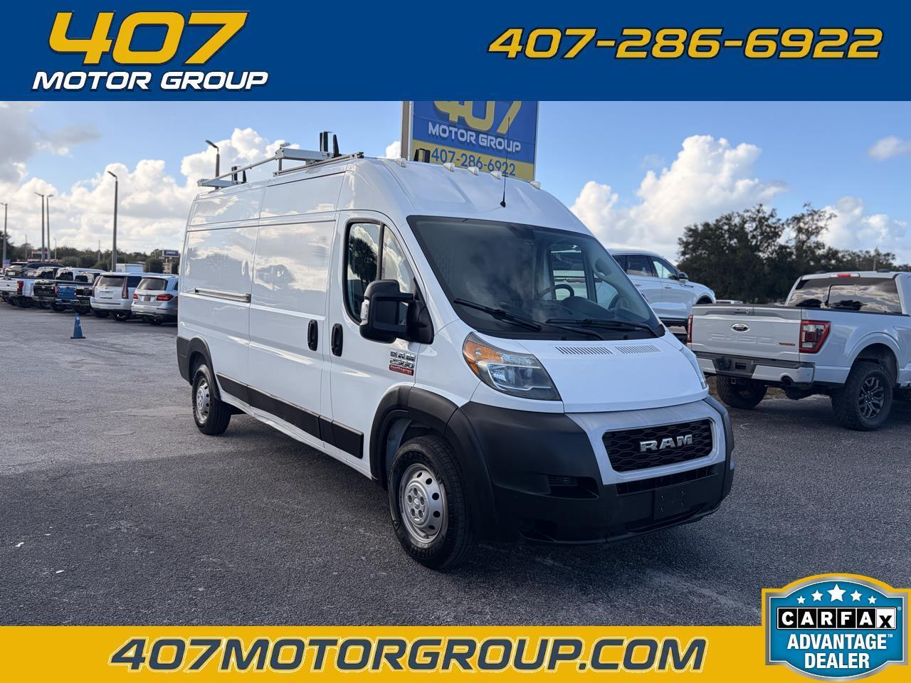 RAM Promaster 2500 High Roof Tradesman 159-in. WB 2019