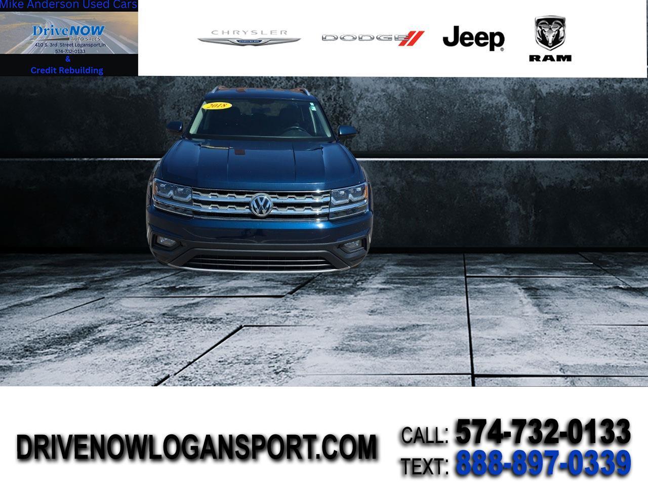 2018 Volkswagen Atlas 3.6L V6 SE