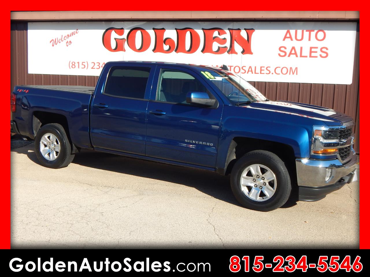 2018 Chevrolet Silverado 1500 4WD Crew Cab 143.5" LT w/1LT