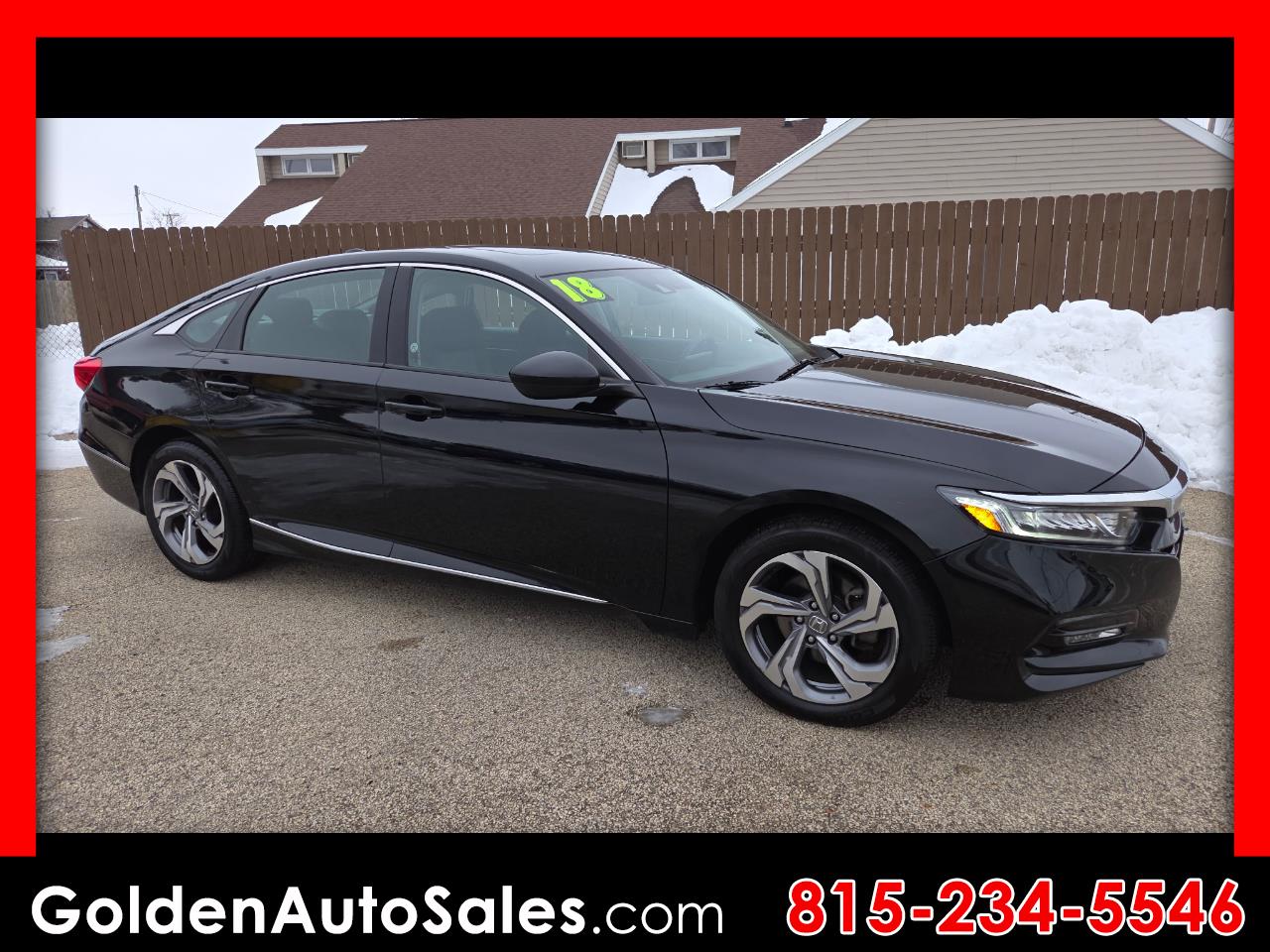 2018 Honda Accord Sedan EX 1.5T CVT
