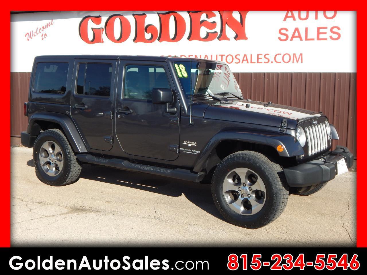 2018 Jeep Wrangler JK Unlimited Sahara 4x4