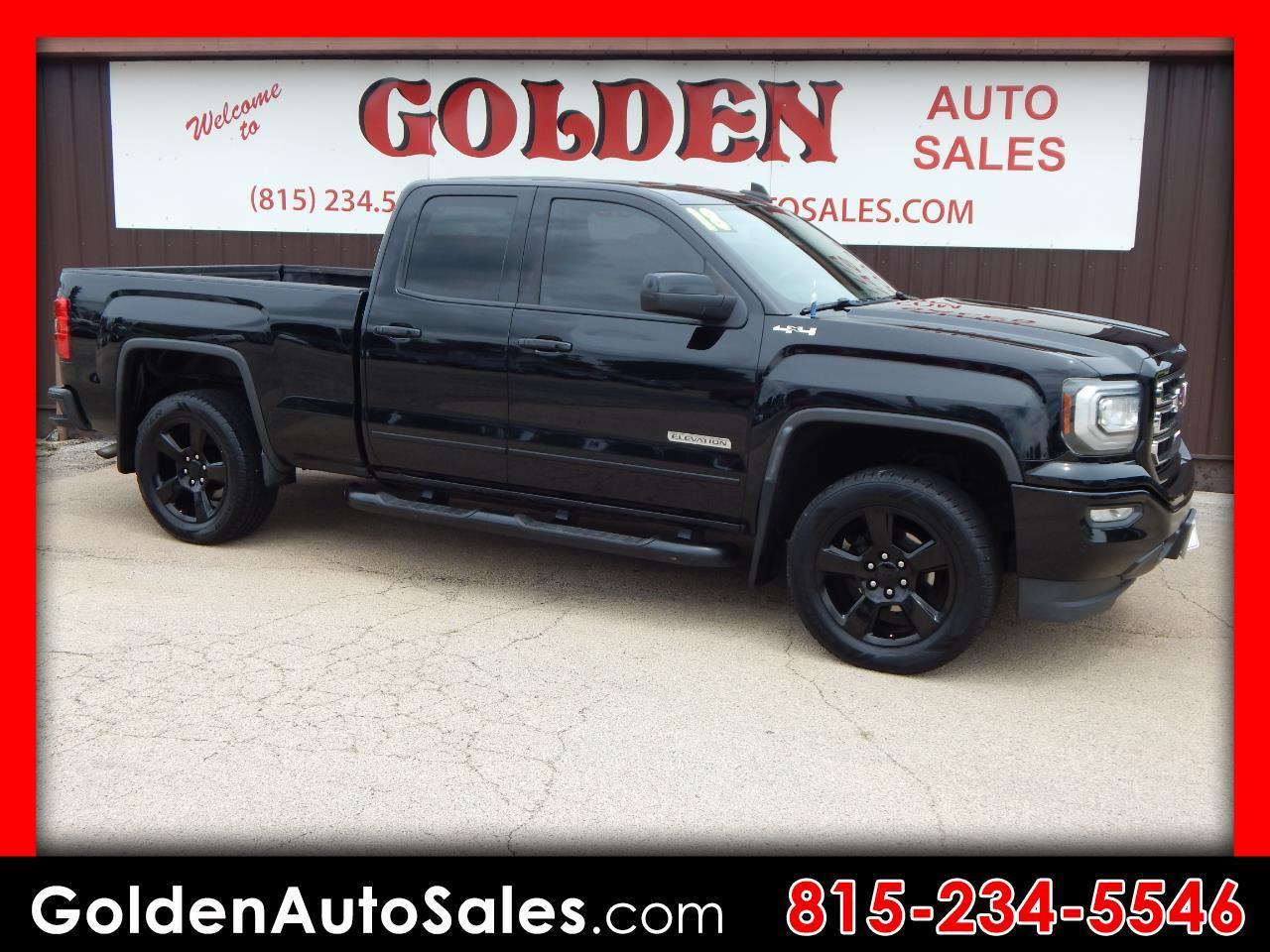Black 2018 GMC Sierra 1500 Pickup Truck Four-Wheel Drive Automatic