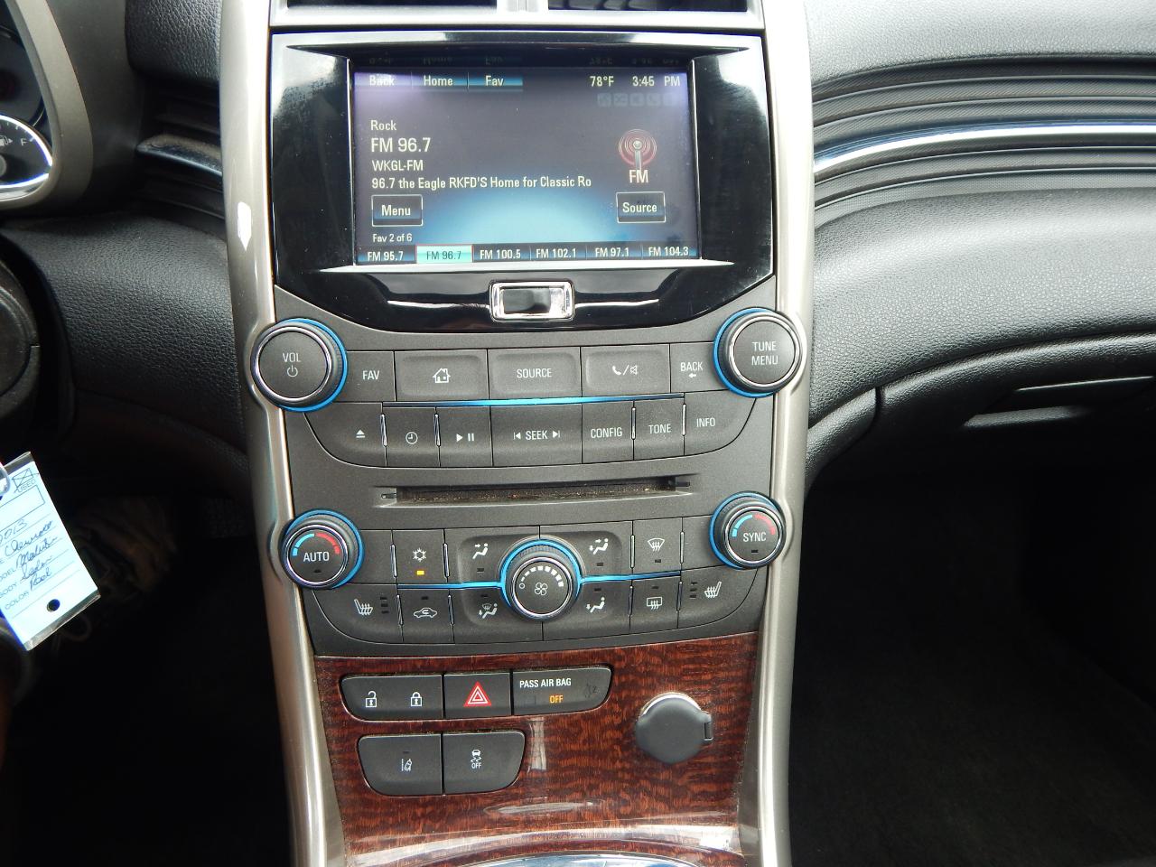 Chevrolet Malibu 4dr Sdn LT w/2LT 2013