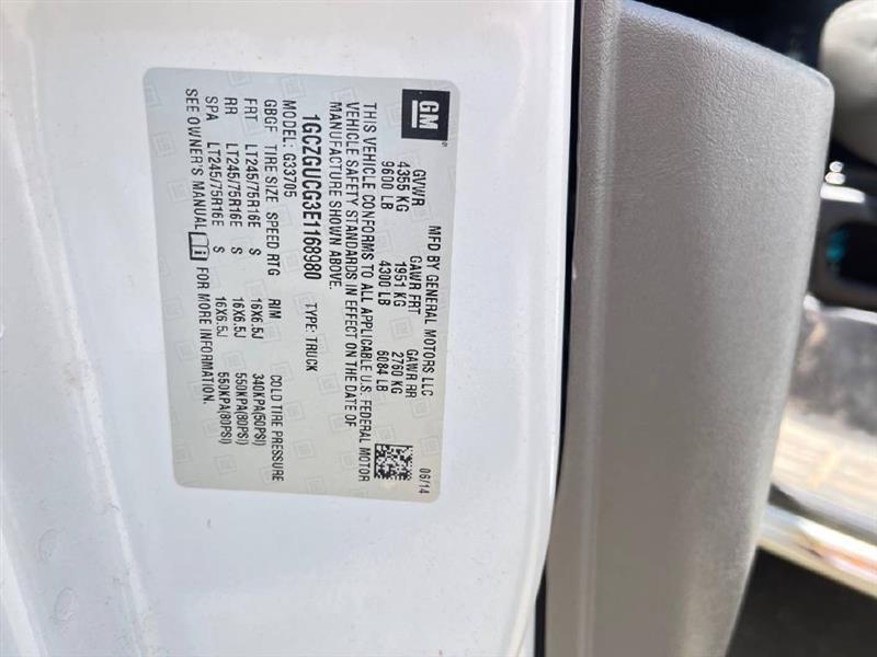 Chevrolet Express 3500 Cargo Extended 2014