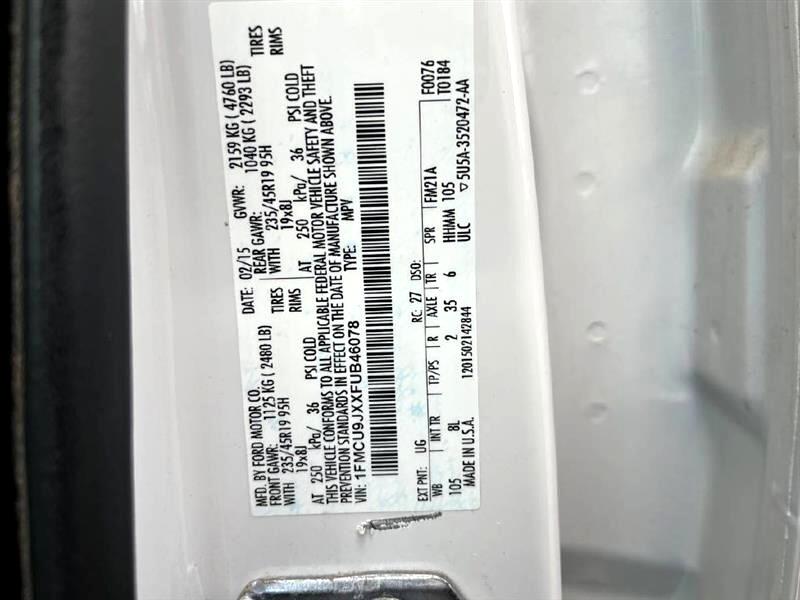 Ford Escape Titanium 4WD 2015